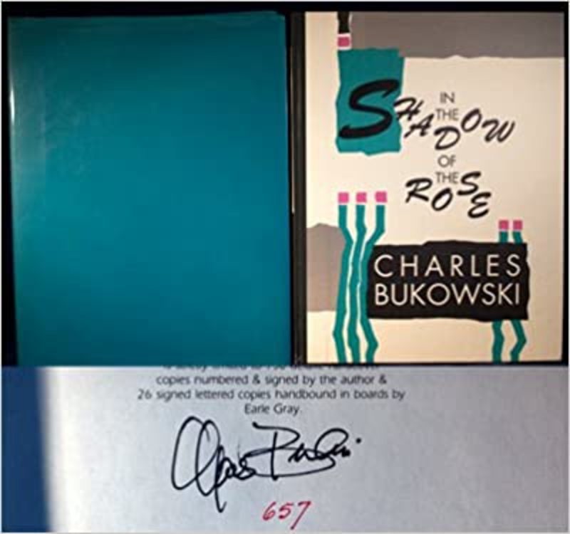 Book cover for "In the Shadow of the Rose" by Charles Bukowski