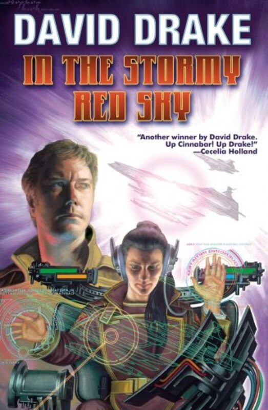 Book cover for "In the Stormy Red Sky" by David Drake