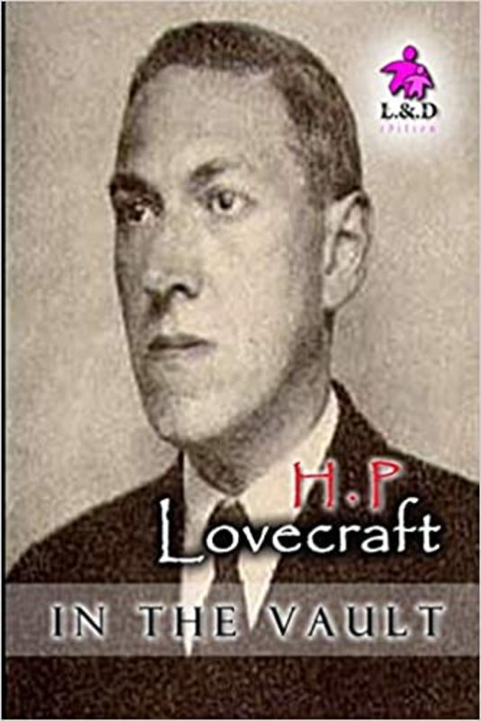 Book cover for "In the Vault" by H. P. Lovecraft