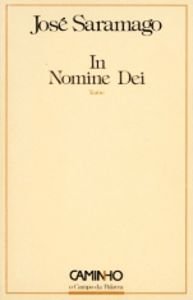 Book cover for "In Nomine Dei" by Jose Saramago