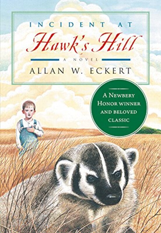 Book cover for "Incident at Hawk's Hill" by Allan W Eckert