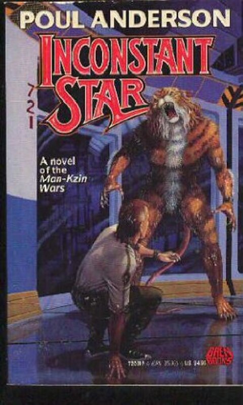 Book cover for "Inconstant Star" by Poul Anderson