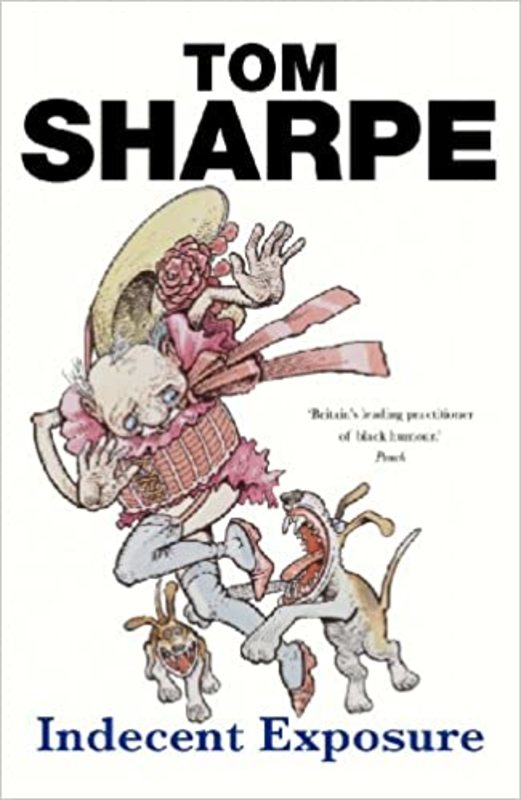Book cover for "Indecent Exposure" by Tom Sharpe