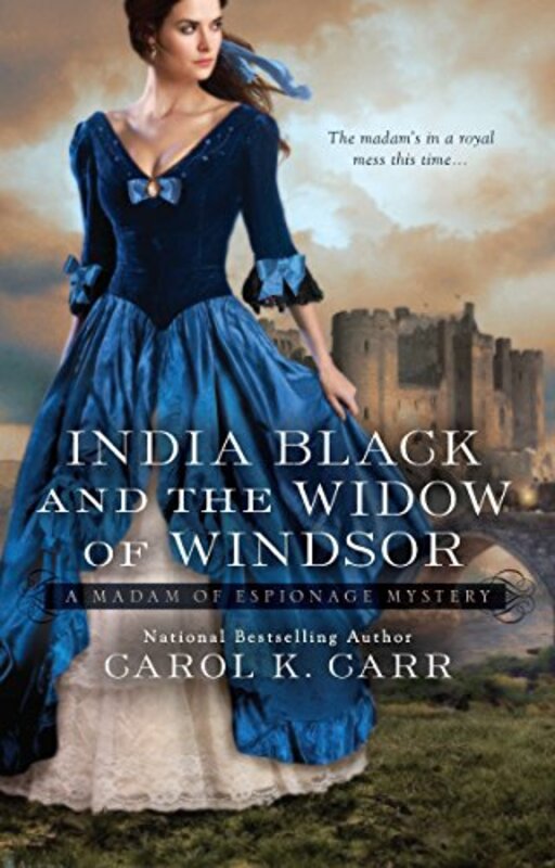 Book cover for "India Black and the Widow of Windsor" by Carol K Carr