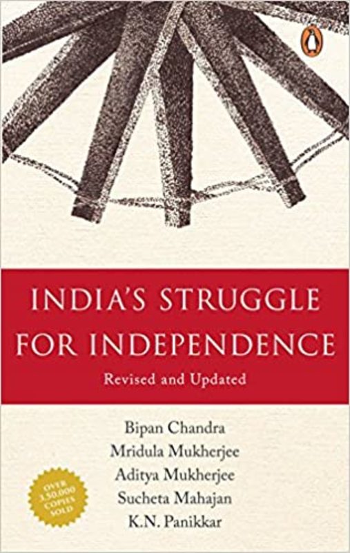 Book cover for "India's Struggle for Independence" by Bipan Chandra