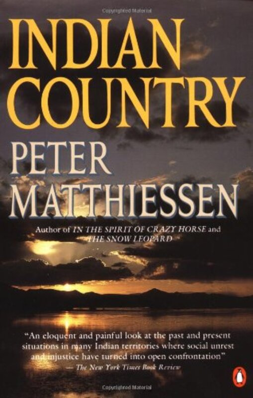 Book cover for "Indian Country" by Peter Matthiessen