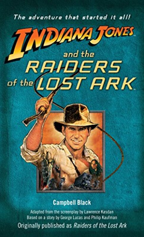 Book cover for "Indiana Jones and the Raiders of the Lost Ark" by Campbell Armstrong