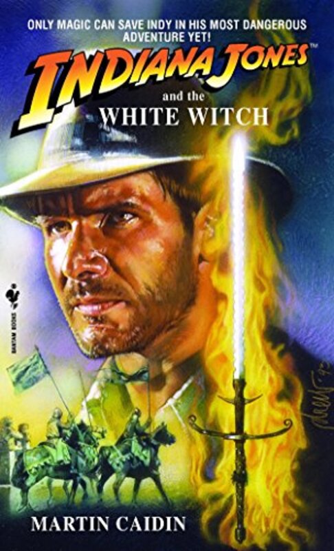 Book cover for "Indiana Jones and the White Witch" by Martin Caidin