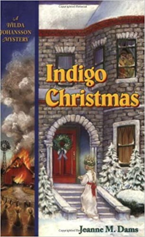 Book cover for "Indigo Christmas" by Jeanne M Dams