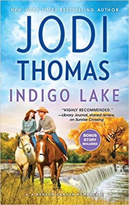 Book cover for "Indigo Lake" by Jodi Thomas