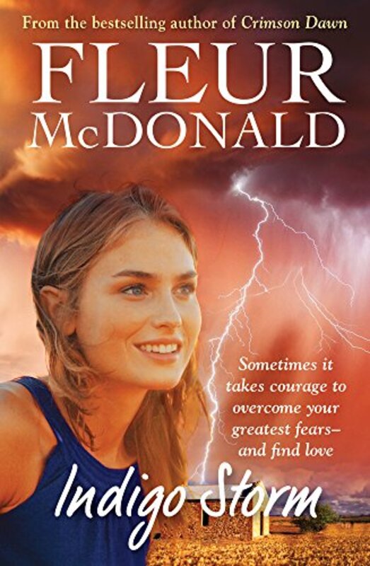 Book cover for "Indigo Storm" by Fleur McDonald