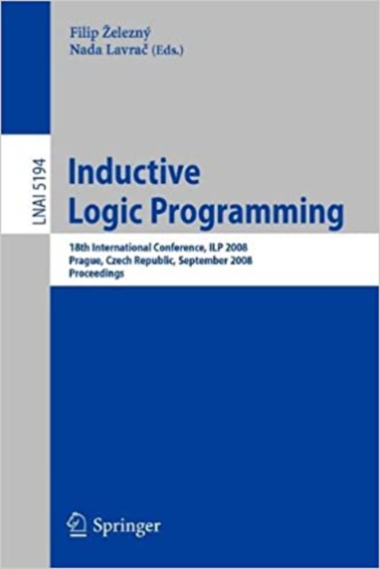 Book cover for "Inductive Logic Programming" by Filip Železný