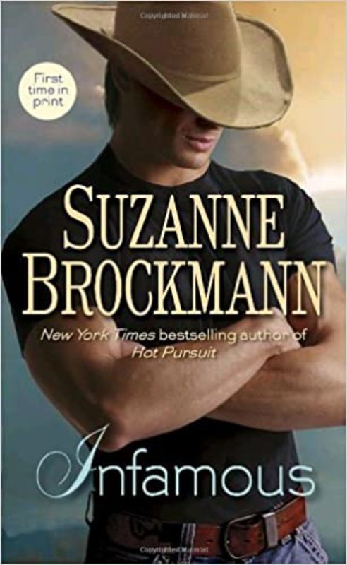 Book cover for "Infamous" by Suzanne Brockmann