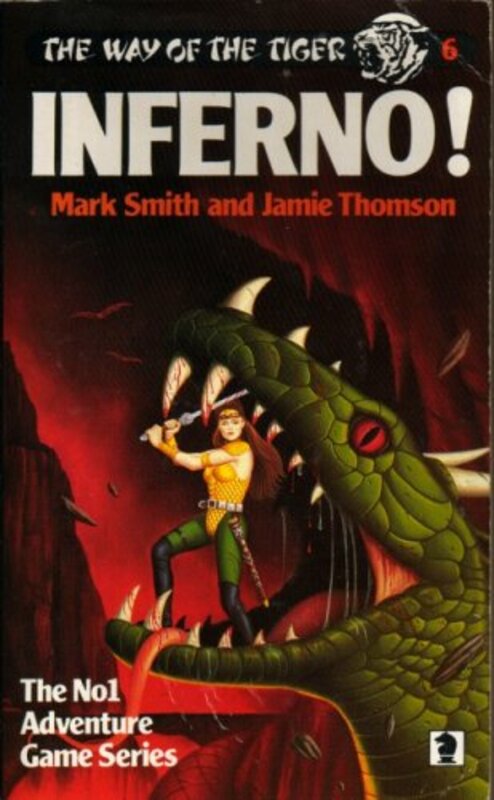 Book cover for "Inferno!" by Jamie Thomson