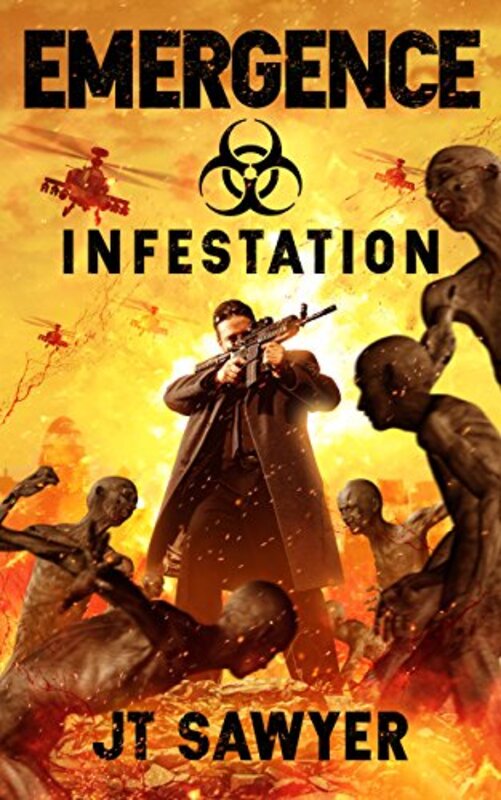 Book cover for "Infestation" by JT Sawyer