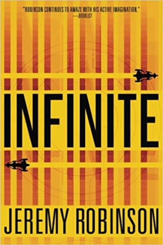 Book cover for "Infinite" by Jeremy Robinson