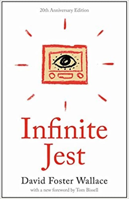 Book cover for "Infinite Jest" by David Foster Wallace