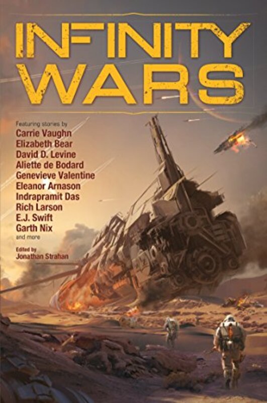 Book cover for "Infinity Wars" by Jonathan Strahan
