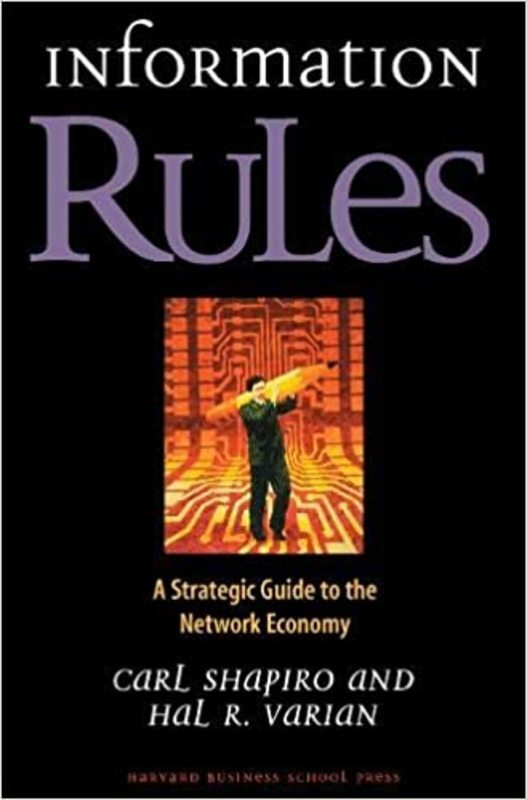 Book cover for "Information Rules" by Carl Shapiro