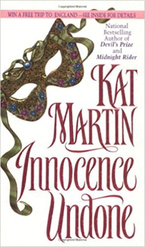 Book cover for "Innocence Undone" by Kat Martin