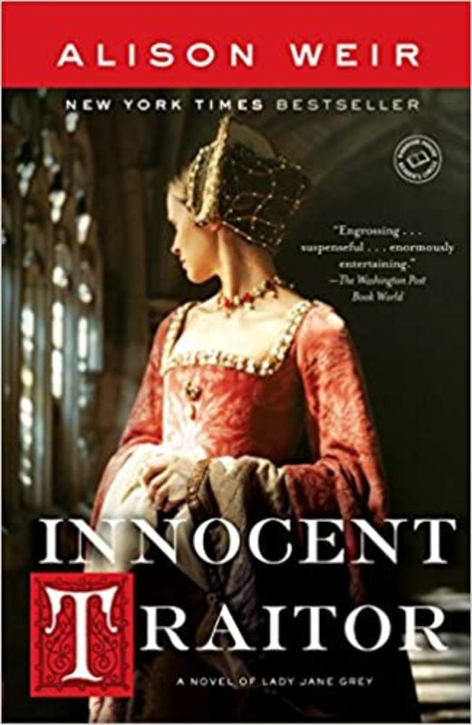 Book cover for "Innocent Traitor" by Alison Weir