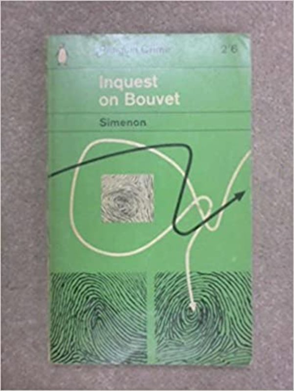 Book cover for "Inquest on Bouvet" by Georges Simenon