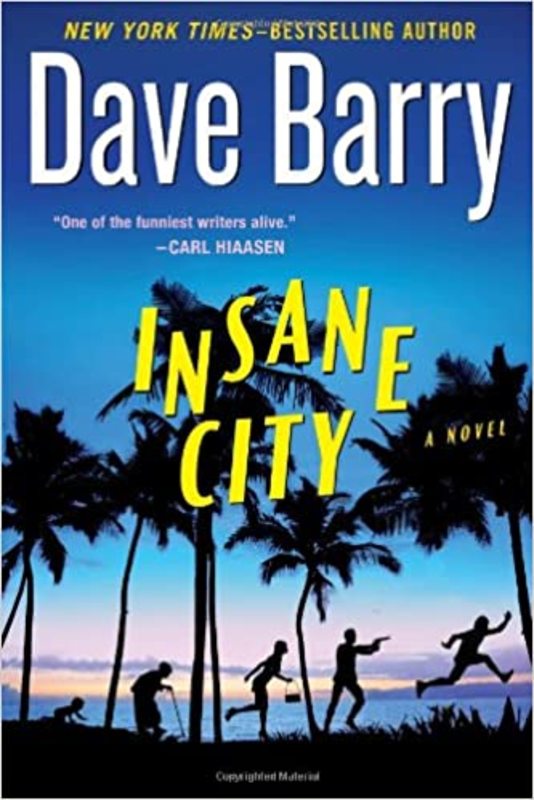 Book cover for "Insane City" by Dave Barry