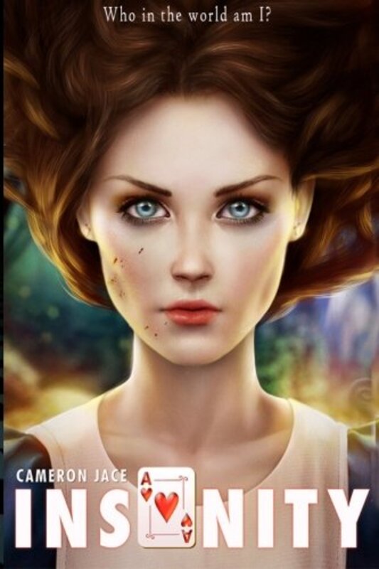 Book cover for "Insanity" by Cameron Jace