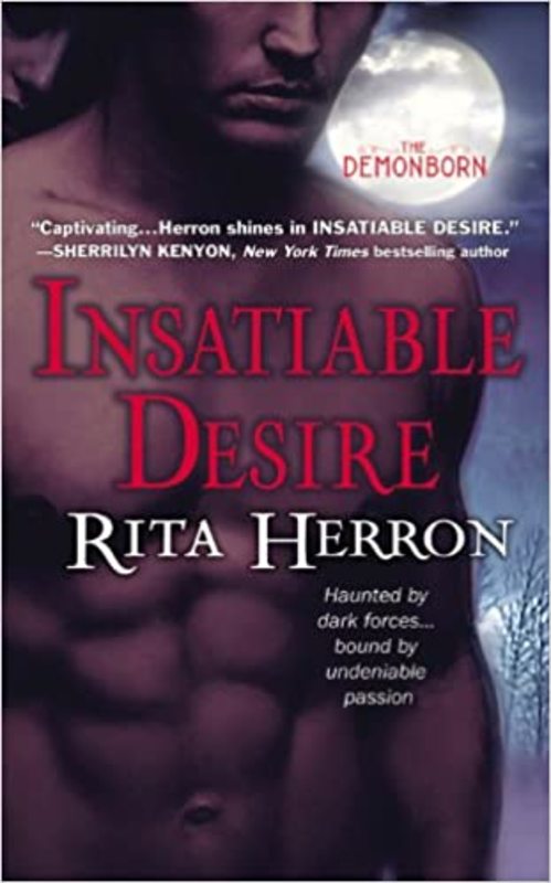Book cover for "Insatiable Desire" by Rita Herron