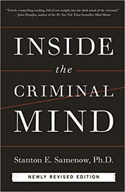 Book cover for "Inside the Criminal Mind" by Stanton Samenow