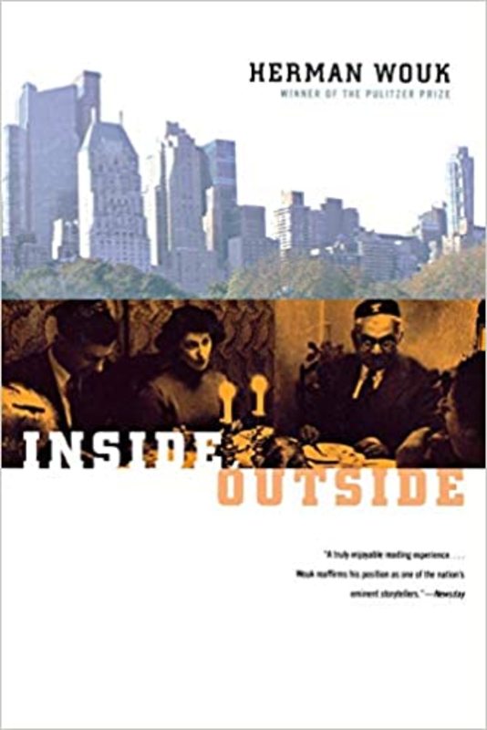 Book cover for "Inside, Outside" by Herman Wouk
