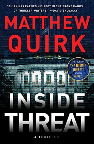 Book cover for "Inside Threat / Code Black" by Matthew Quirk