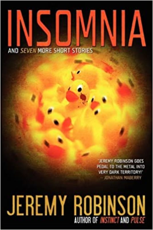 Book cover for "Insomnia" by Jeremy Robinson