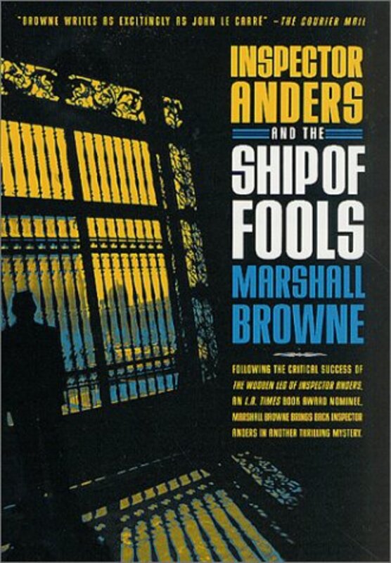 Book cover for "Inspector Anders And The Ship Of Fools" by Marshall Browne