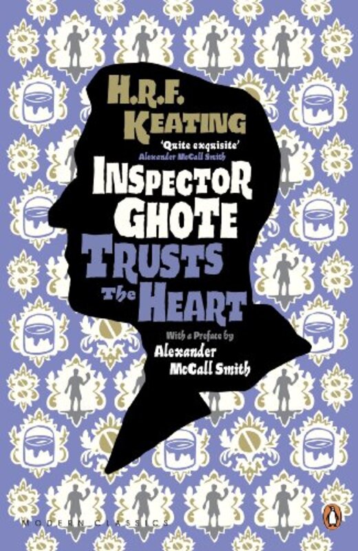 Book cover for "Inspector Ghote Trusts the Heart" by HRF Keating