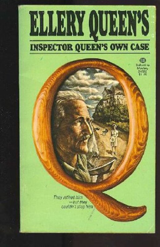 Book cover for "Inspector Queen's Own Case" by Ellery Queen