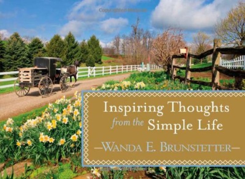 Book cover for "Inspiring Thoughts from the Simple Life" by Wanda E Brunstetter