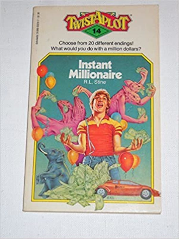 Book cover for "Instant Millionaire" by R.L. Stine