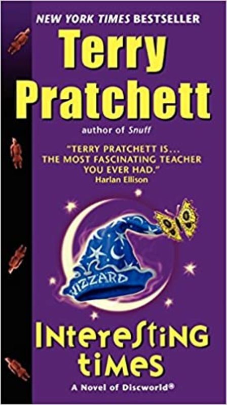 Book cover for "Interesting Times" by Terry Pratchett