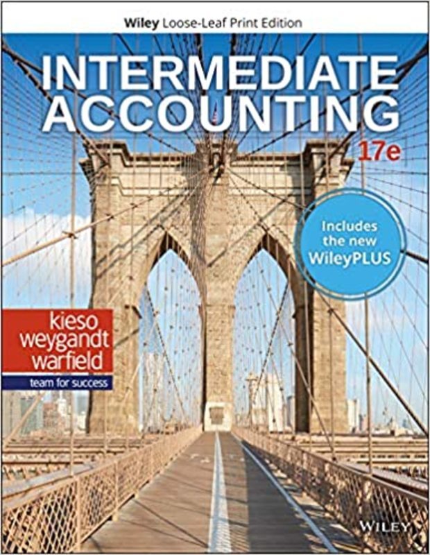 Book cover for "Intermediate Accounting" by Donald E. Kieso