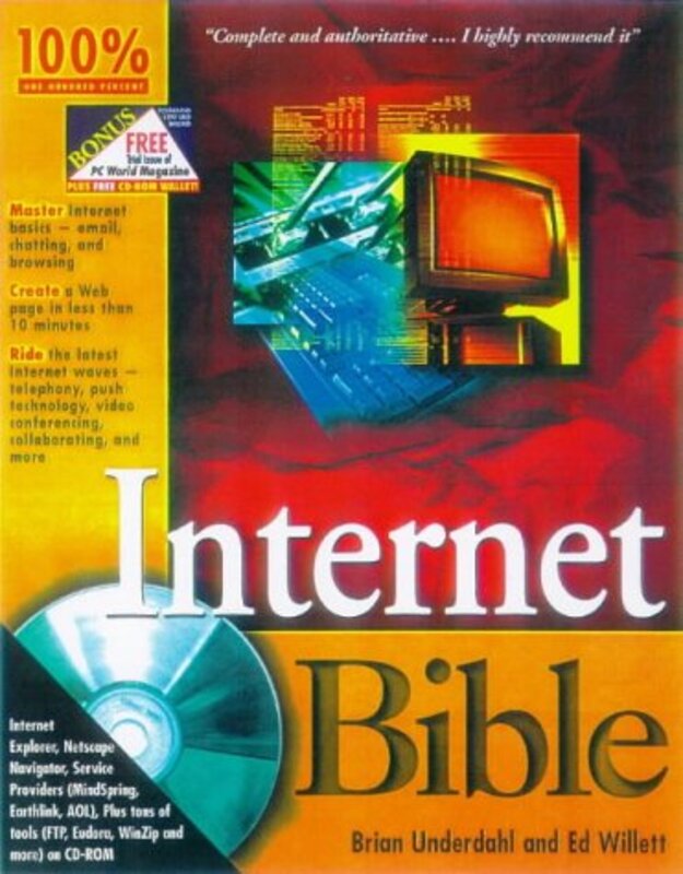 Book cover for "Internet Bible" by Edward Willett