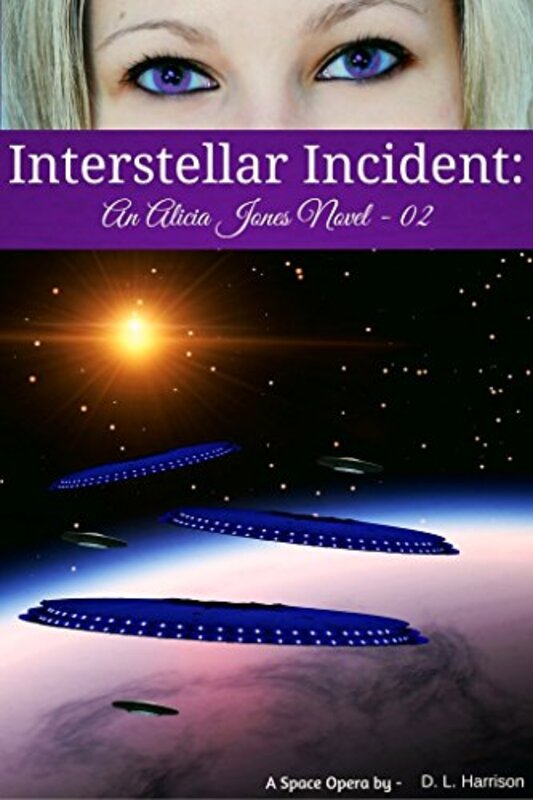 Book cover for "Interstellar Incident" by DL Harrison