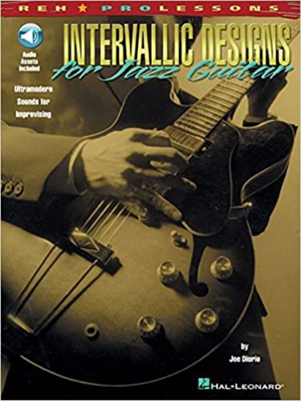 Book cover for "Intervallic Designs for Jazz Guitar" by Joe Diorio