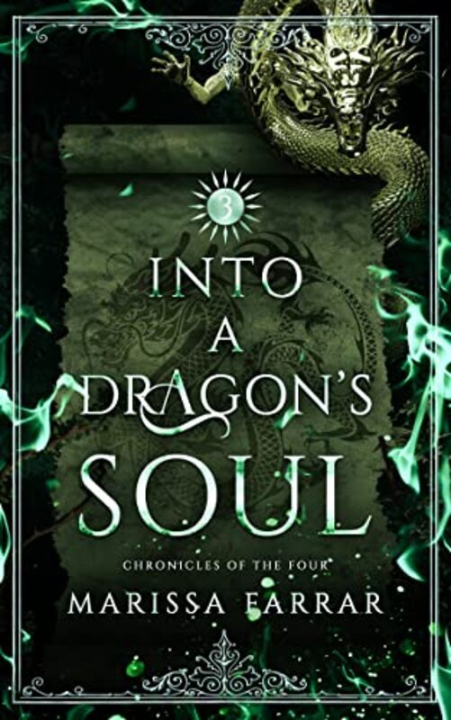 Book cover for "Into a Dragon's Soul" by Marissa Farrar