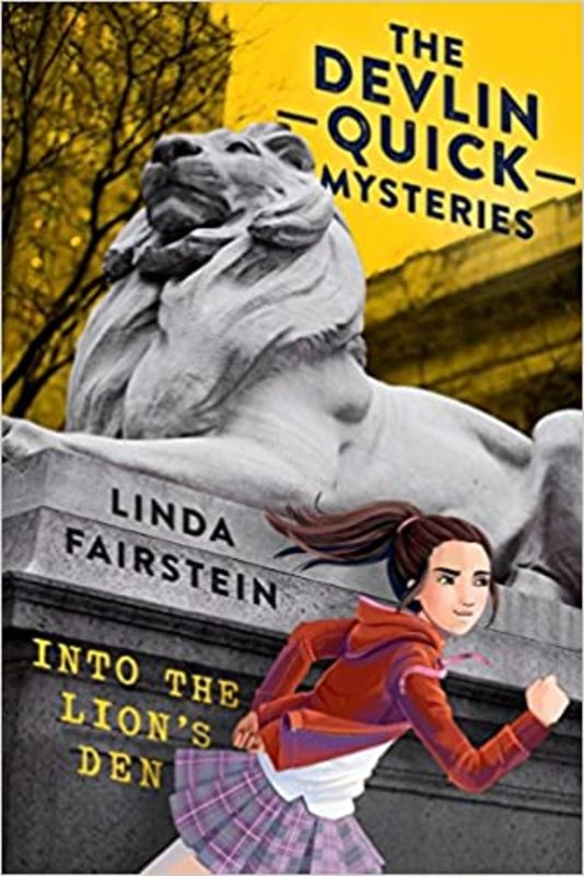 Book cover for "Into the Lion's Den" by Linda Fairstein