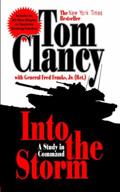 Book cover for "Into the Storm" by Tom Clancy
