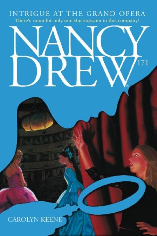 Book cover for "Intrigue at the Grand Opera" by Carolyn Keene