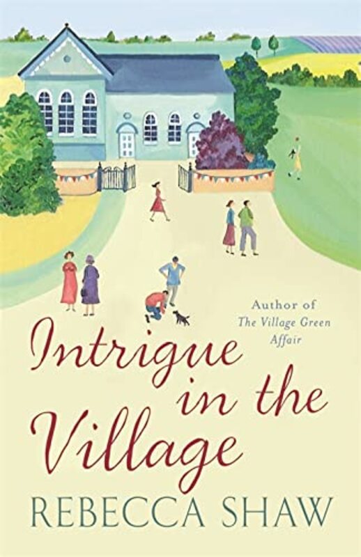 Book cover for "Intrigue in the Village" by Rebecca Shaw
