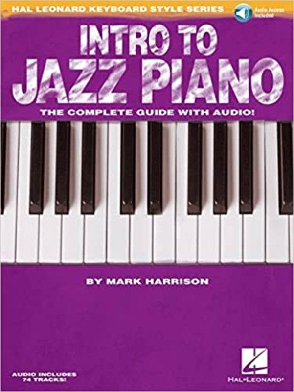 Book cover for "Intro to Jazz Piano" by Mark Harrison