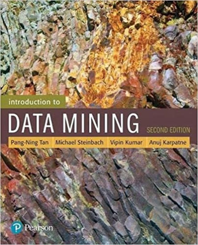 Book cover for "Introduction to Data Mining" by Pang-Ning Tan